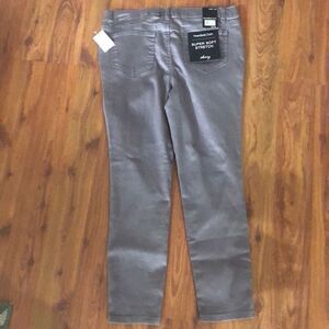 NWT Needle & Cloth Super soft stretch skinny gray jeans, size 12 P